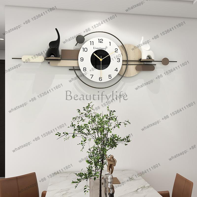 Interior Design Organic Modern - Relógio de Parede Moderno Estético Simples