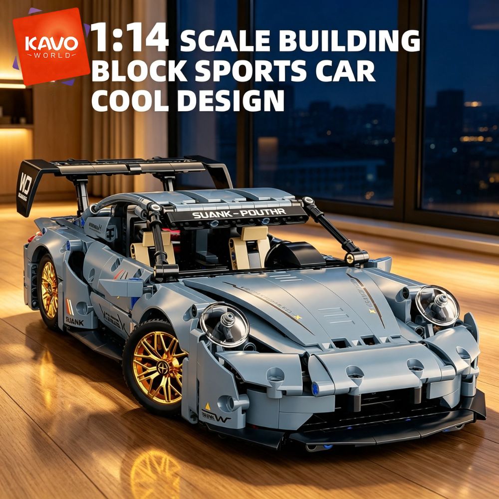 Interior Design Build - KAVOWORLD 973 peças Brinquedos Incríveis Blocos