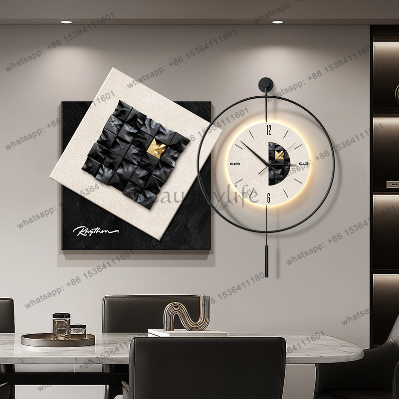 Mais Vendidos: Relógios de Par - Interior Design Luxury Living Room avaliação e preço