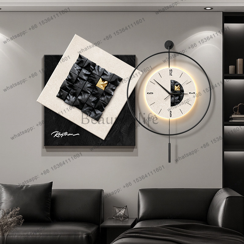 Mais Vendidos: Relógios de Par - Interior Design Luxury Living Room avaliação e preço
