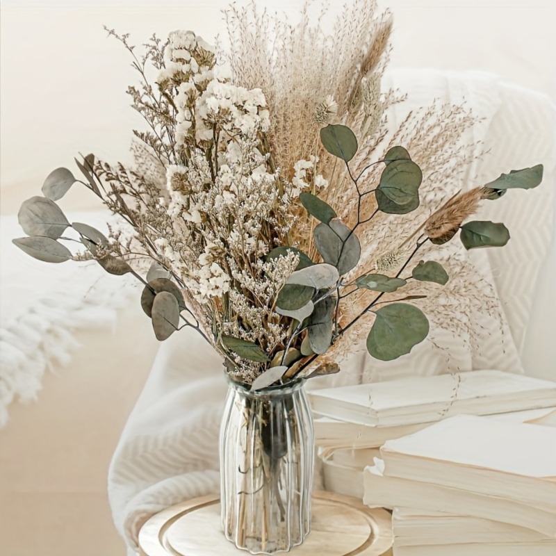45 Peças de Flores Secas Mista - Dried Pampas Bundle avaliação e preço