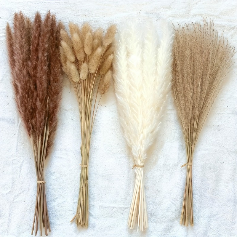 110 Peças de Arranjos Florais  - Dried Pampas Bundle avaliação e preço