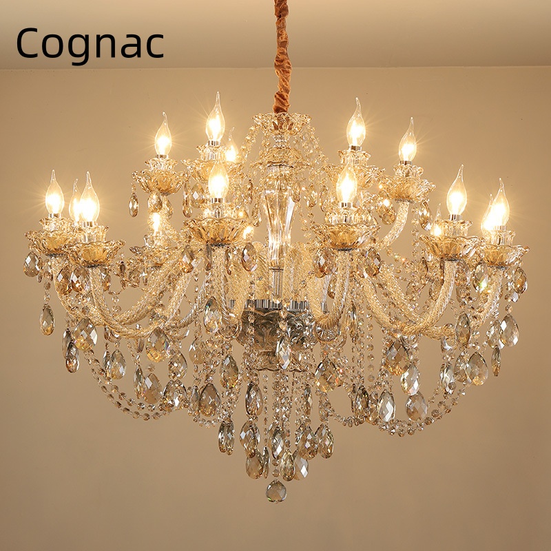 Lustre de Cristal Luxuoso Fran - Interior Design Luxury Living Room avaliação e preço